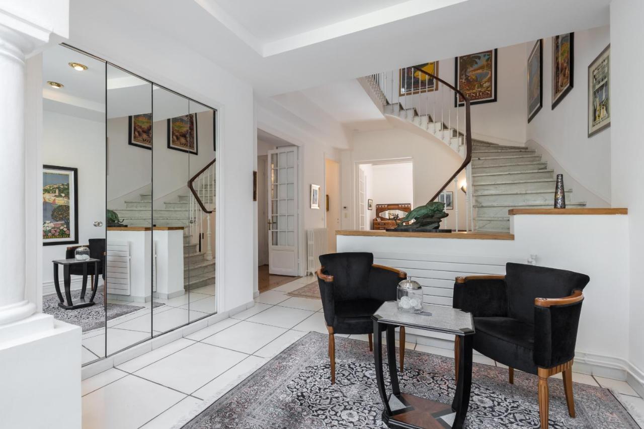Stylish Art Deco Near The Sea 4 Bdrs Pool And Garage Villa Nice